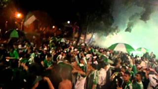 CARNAVAL VERDE dia del hincha verde 161011 [upl. by Nadeen]