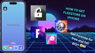 How to get flekst0re on IPhone “get Fortnite and fall guys for free” 😱 [upl. by Berthe]