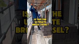 Ultimate BRICK Chisel 🔥🧱 masonry bricklayer construction [upl. by Nye]