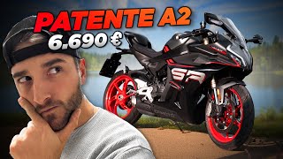 MOTO PER PATENTE A2 🔥 CFMOTO 450 SRS con Alessia [upl. by Keisling]