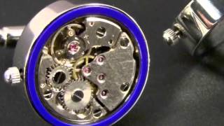 Watch Movement Cufflinks [upl. by Kerman]