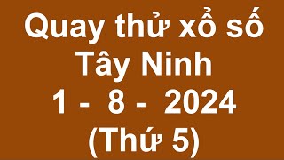 quay thử kết quả xổ số tây ninh hôm nay ngày 182024quay thử xs tây ninh hôm nay [upl. by Aneryc]