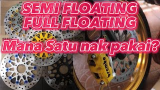 DISC BRAKE SEMI FLOATING FULL FLOATING [upl. by Georgina52]