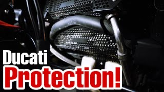 HOW TO INSTALL HEAD CYLINDER COVER ON DUCATI MULTISTRADA V4S  MUCH NEEDED PROTECTION [upl. by Svend]