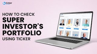 How to check Big Investors Portfolio for free  Analyse Shareholding  Ticker Tutorial  Finology [upl. by Donica]