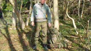 bushcraft survival long term shelter part 1 of 7 making a bowsawwmv [upl. by Ainitsirk]