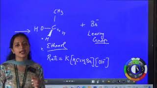 Nucleophilic Substitution SN 2 Reaction  Chapter 6 Haloalkanes and Haloarenes [upl. by Eelarak]