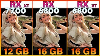 RX 7700 XT vs RX 6800 vs RX 6800 XT Tested in 10 Games  1080p vs 1440p [upl. by Jos]