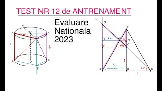 Test de antrenament nr 12 pentru Evaluare Nationala al MathPDR [upl. by Asare579]