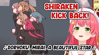 Miko reacts to Shirakens Kick Back song clip [upl. by Atla]