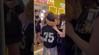 North West amp Her Friends At An Arcade In China northwest kanyewest viral shorts [upl. by Veronika]