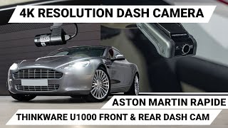 Thinkware U1000 4K Dash Cam Installation on Aston Martin  Expert Review amp Features [upl. by Assenal]