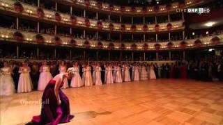 ELINA GARANCA  Live 55th Vienna Opera Ball 2011 [upl. by Eurydice500]