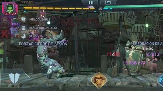 Dealing with the Random Tag In of Zatanna BOSS  Taste of Evil Heroic 7 Injustice 2 Mobile [upl. by Ardnad]