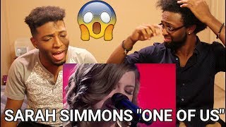 The Voice 2013  Sarah Simmons  One Of Us  Blind Audition REACTION [upl. by Noiek]