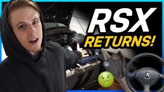 The RSX RETURNS Removing a RUSTY Steering System [upl. by Alyekahs]