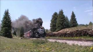 Cumbres and Toltec 489 to Osier [upl. by Zurc689]