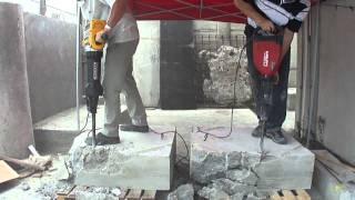 Rompendo Hilti 15kg x Dewalt 30kgMP4 [upl. by Nuaj972]