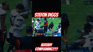 Stefon Diggs was ALREADY COMPLAINING houstontexans texans [upl. by Welch56]