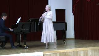 HRabaud  Solo de Concours for clarinet and piano op10  Maria Kirillova [upl. by Ahsilek]