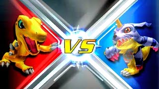 Agumon vs Gabumon Rumble Arena 2 [upl. by Suiradal]