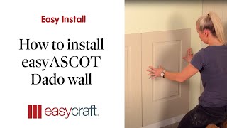 Easycraft DIY 2  Installing an easyASCOT Dado Wall with Kyal amp Kara [upl. by Danczyk]