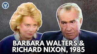 Barbara Walters Interviews Richard Nixon  1985 Full Interview [upl. by Curt393]