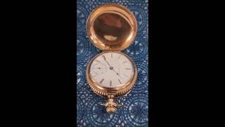 1883 14k Elgin Pocket Watch [upl. by Mikes647]