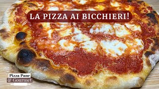 PIZZA VELOCE PER 2 CON BICCHIERI senza bilancia [upl. by Ecirtap183]