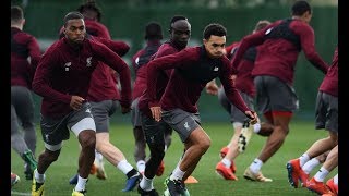 Liverpool Training Session Ahead Of Bayern Munich Clash [upl. by Holland]