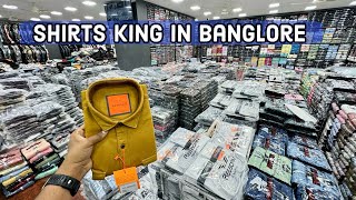 Reeborn shirts in Bengaluru  Chickpet wholesale Market  Quality shirts [upl. by Enaht]