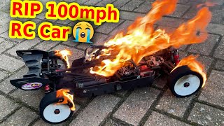 Hot Wheels  RC Car FIRE  Castle Cremations XLX2 Failure [upl. by Gainor]