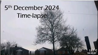 5 December 2024 Timelapse [upl. by Lilyan]