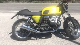 Moto Guzzi V7 Cafè  Mistral SHORT [upl. by Angelina]