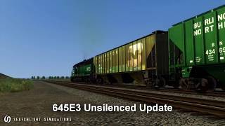 Train Simulator JointedRail  SD402s  Audio Showcase [upl. by Nawd]