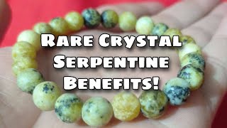 Why should you use Serpentine in your healing journeyRareCrystalSeries  Benefits [upl. by Frendel]