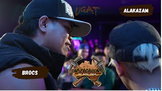 UNDERGROUND RAP BATTLE LEAGUE  UGAT  BROCS vs ALAKAZAM [upl. by Yeuh]