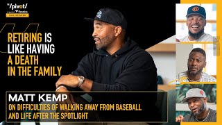 Matt Kemp former MLB All Star on baseball MVP picks life of fame amp fatherhood  The Pivot [upl. by Eimmat]