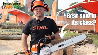 Why Stihl is launching a new rearhandled 60 cc chainsaw [upl. by Nahtal574]