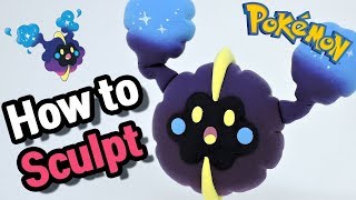 Making Cosmog so cute Legendary Pokémon in Clay [upl. by Aneelak]