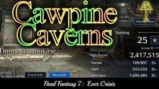 Dungeon Ranking Guide Cawpine Caverns VH  FF7 Ever Crisis [upl. by Moguel]