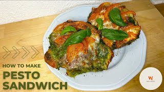 Spinach Pesto Sandwich Impress with your snack game [upl. by Myrlene]