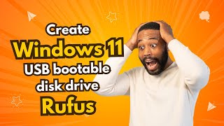 Create Windows 11 USB bootable disk drive via Rufus [upl. by Nnylecoj233]