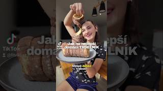 trdelnik recept recipe minivlog fallrecipe czec czechgirl kynutetesto [upl. by Haimirej]