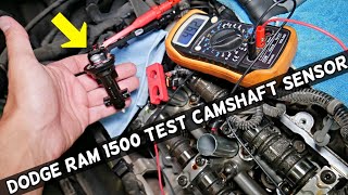 DODGE RAM 1500 36 V6 TEST CAMSHAFT POSITION SENSOR [upl. by Vasyuta]