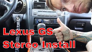 Gs300 Stereo Install and Amp Bypass [upl. by Hgielyk]