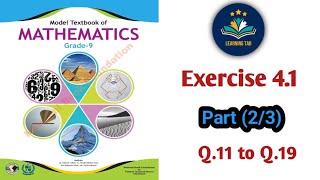 Exercise 41 Part23 Class 9 Maths  NBF2024  Factorization of Algebraic Expressions  Learning Tab [upl. by Adnomal]