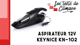 Test dun aspirateur pour voiture Keynice KN102 12V  78W [upl. by Hofmann]