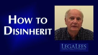 How to Disinherit [upl. by Lauter488]