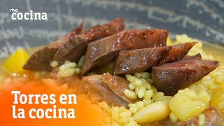 Arroz de pato con chirivía y garrofons  Torres en la Cocina  RTVE Cocina [upl. by Assyla]